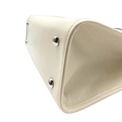 Louis Vuitton White Epi Madeleine