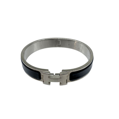 Hermes Noir Clic H Bracelet