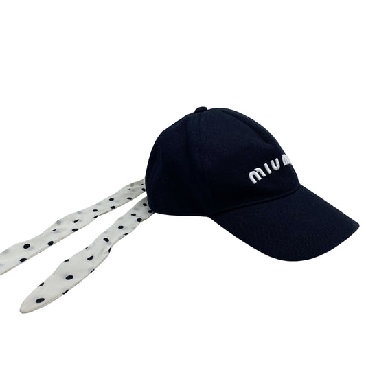 Miu Miu Branded Ribbon Hat