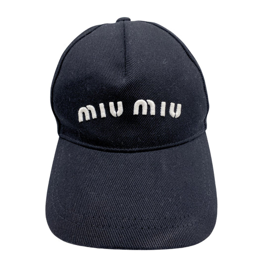 Miu Miu Branded Ribbon Hat