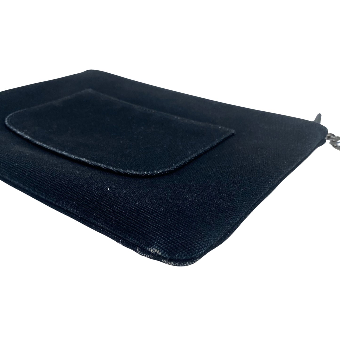 Chanel Black La Pausa Ship Pouch
