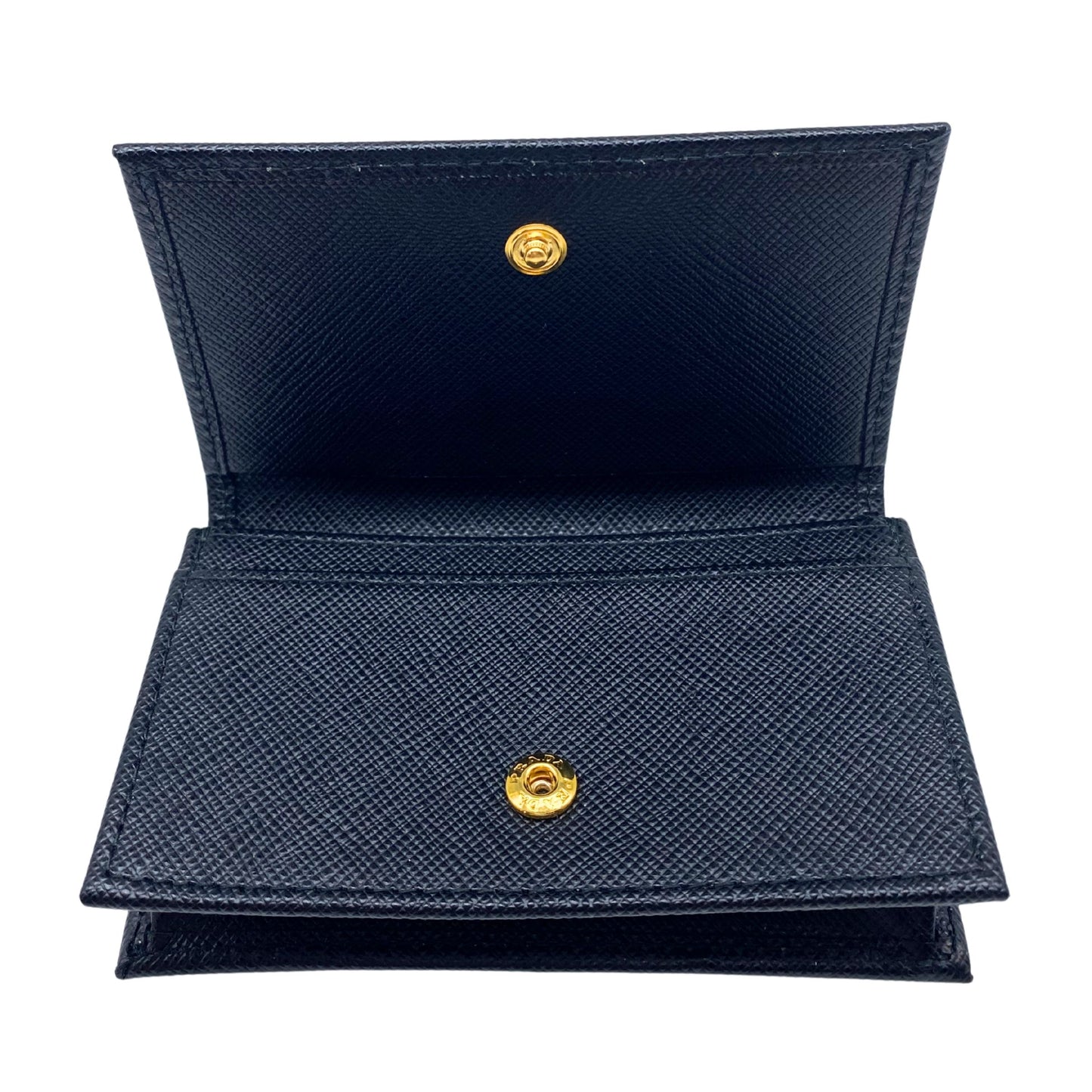Prada Black Saffiano Card Holder