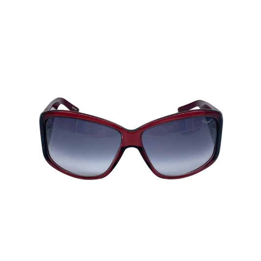 Chopard Burgundy Crystal Sunglasses