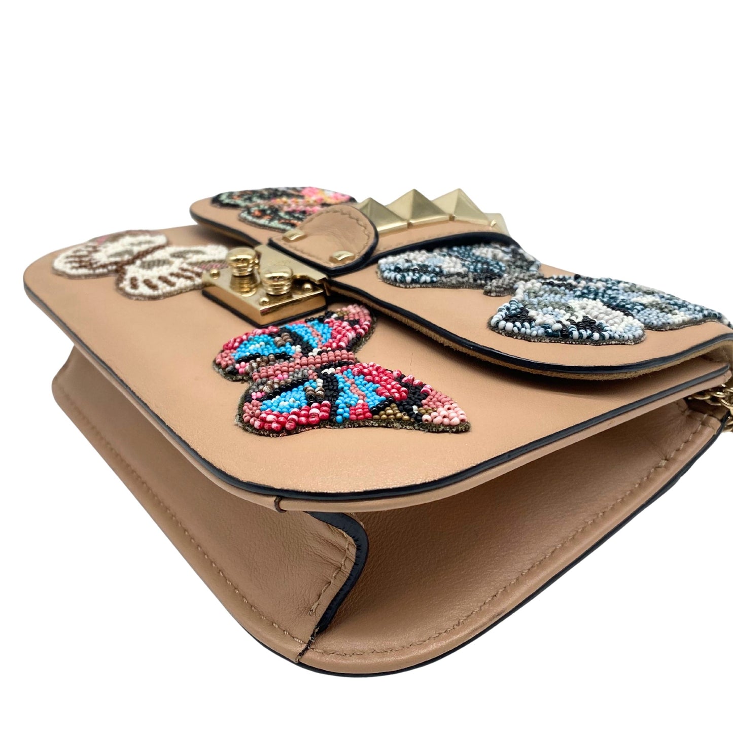 Valentino Beaded Butterfly Rockstud Bag