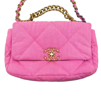 Chanel 19 Pink Denim