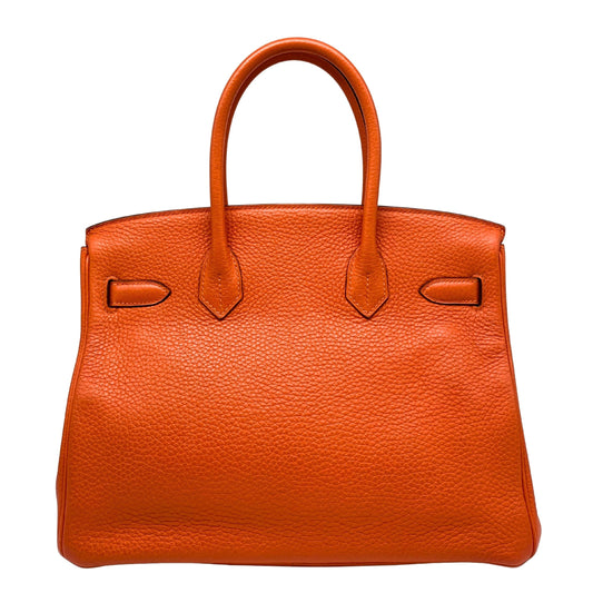 Hermes Birkin 30 Feu Togo Gold Hardware