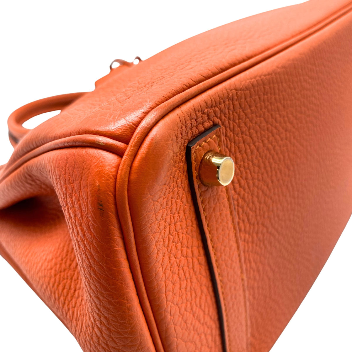 Hermes Birkin 30 Feu Togo Gold Hardware