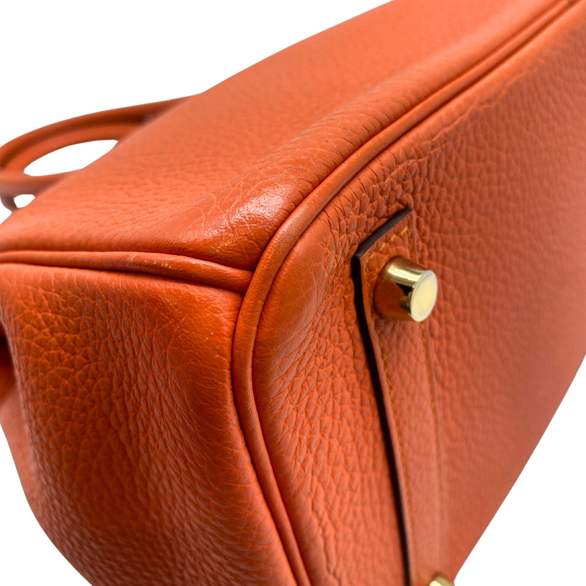 Hermes Birkin 30 Feu Togo Gold Hardware