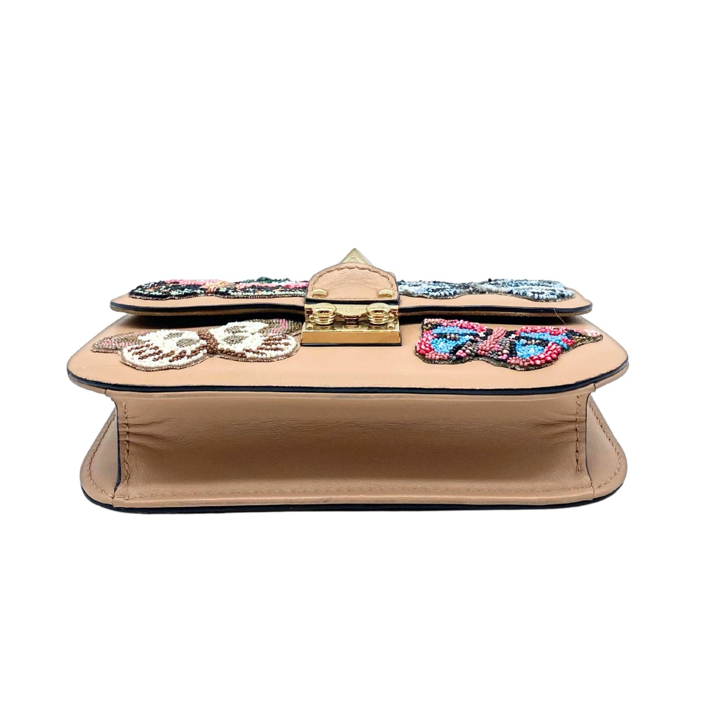 Valentino Beaded Butterfly Rockstud Bag