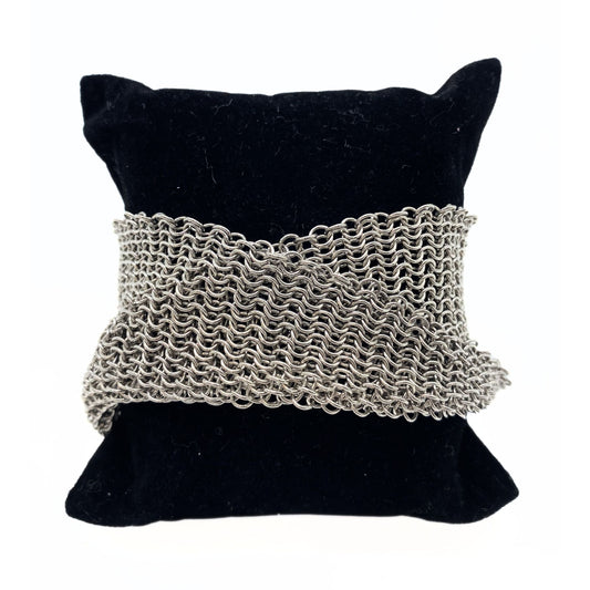 Tiffany & Co. Peretti Silver Mesh Bracelet