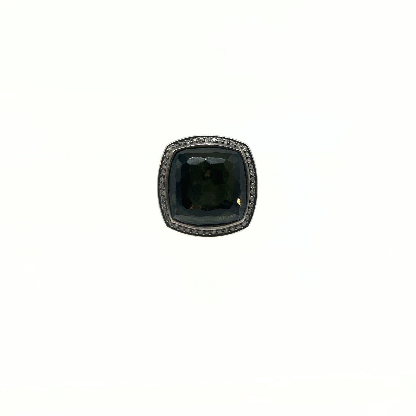 David Yurman Albion Diamond Silver Ring