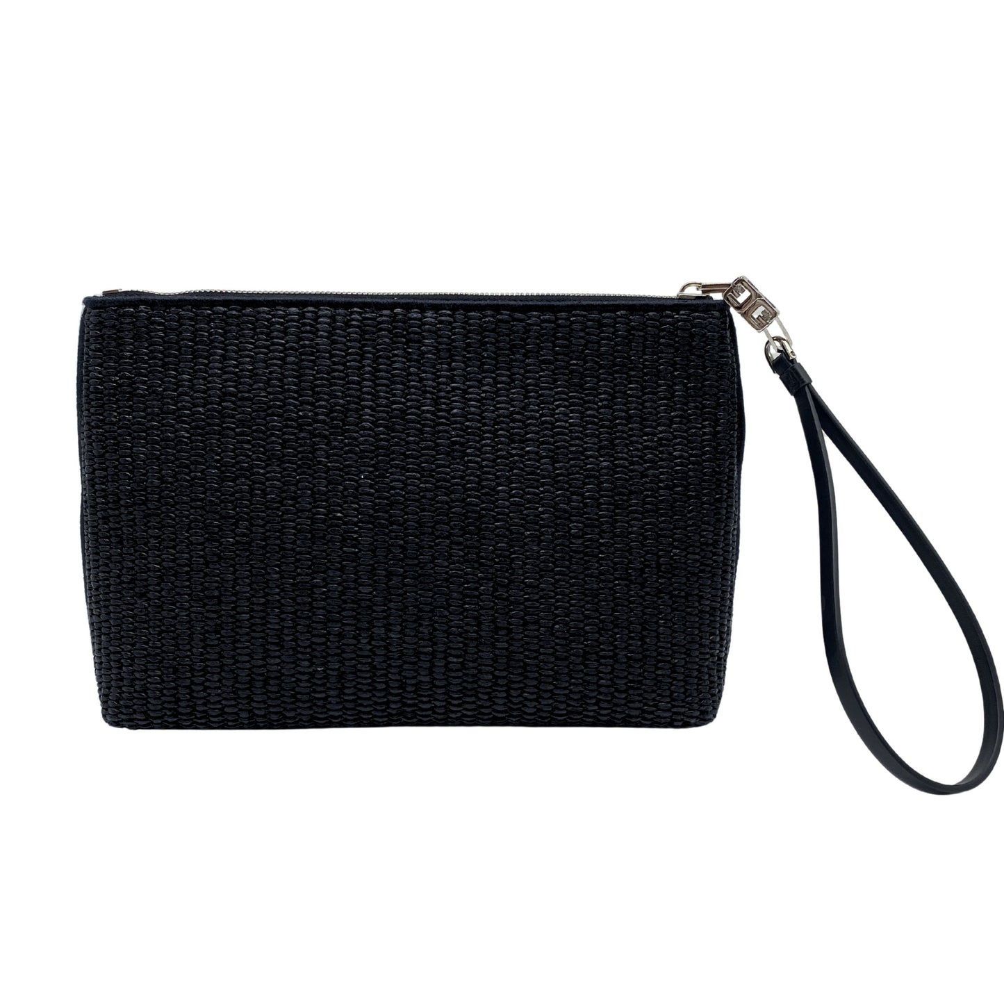 Givenchy Black Travel Raffia Pouch