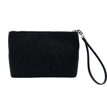 Givenchy Black Travel Raffia Pouch