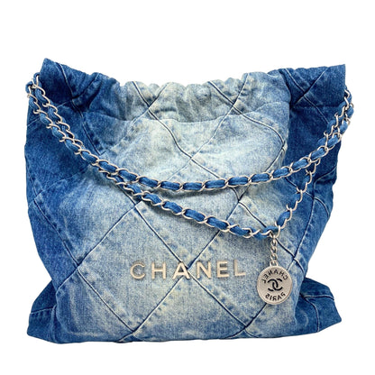 Chanel 22 Large Denim