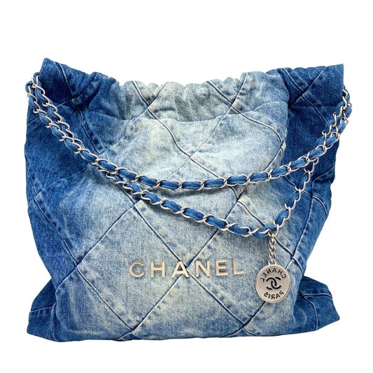 Chanel 22 Large Denim