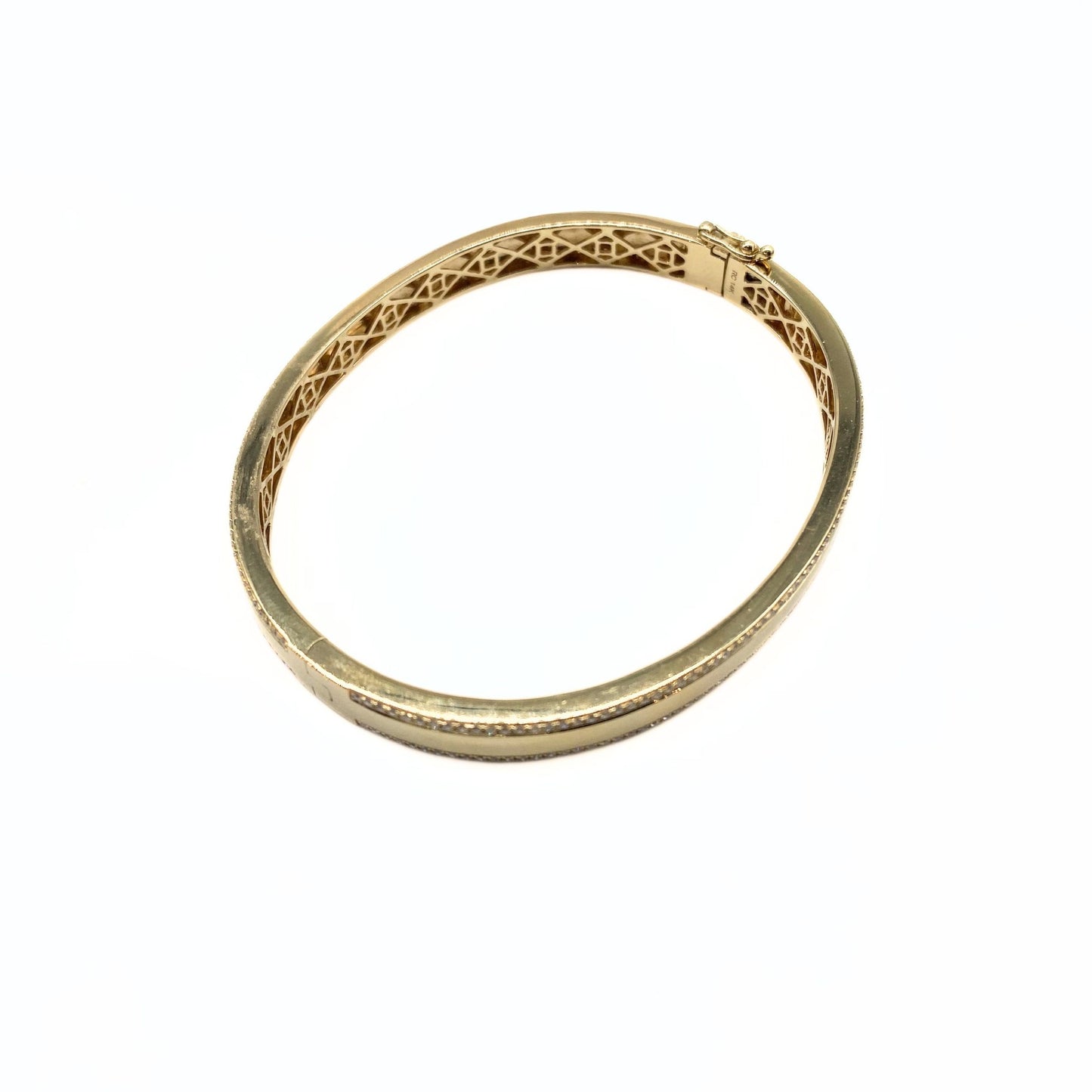 Roberto Coin Gold and Diamond Bangle