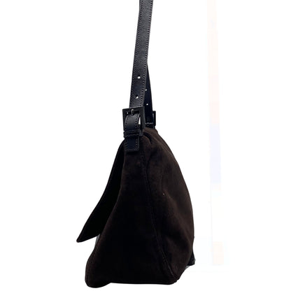 Fendi Mama Baguette Brown Suede