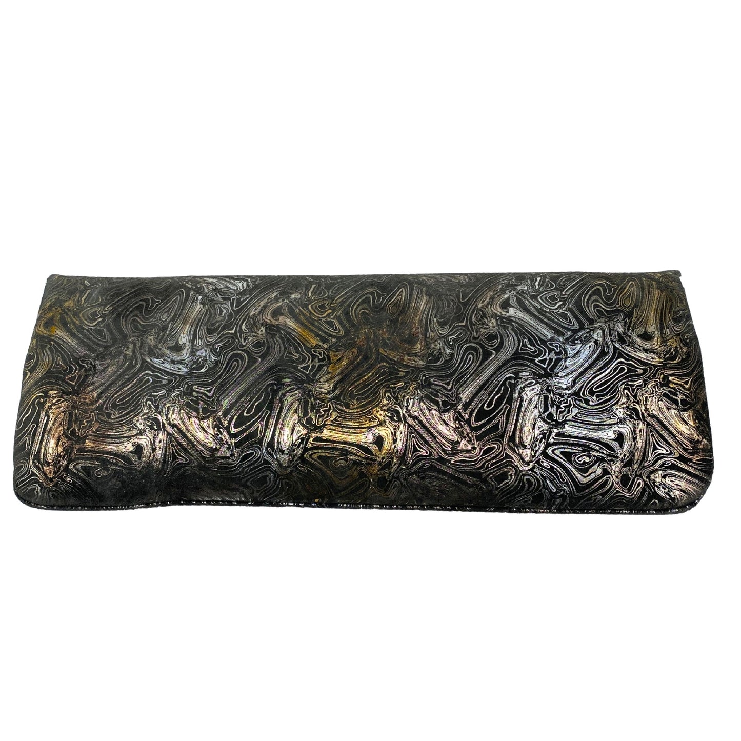 Anthony Luciano Textured Metallic Clutch