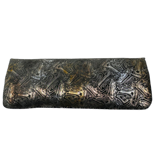Anthony Luciano Textured Metallic Clutch