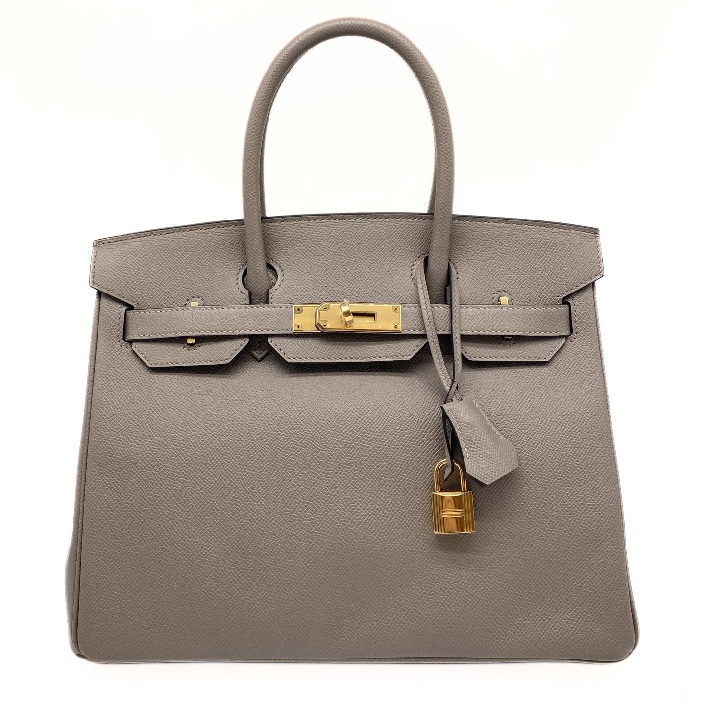 Birkin 30 Gris Asphalt Epsom Gold Hardware