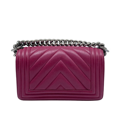 Chanel Boy Flap Bag Chevron Calfskin Small crossbody bag