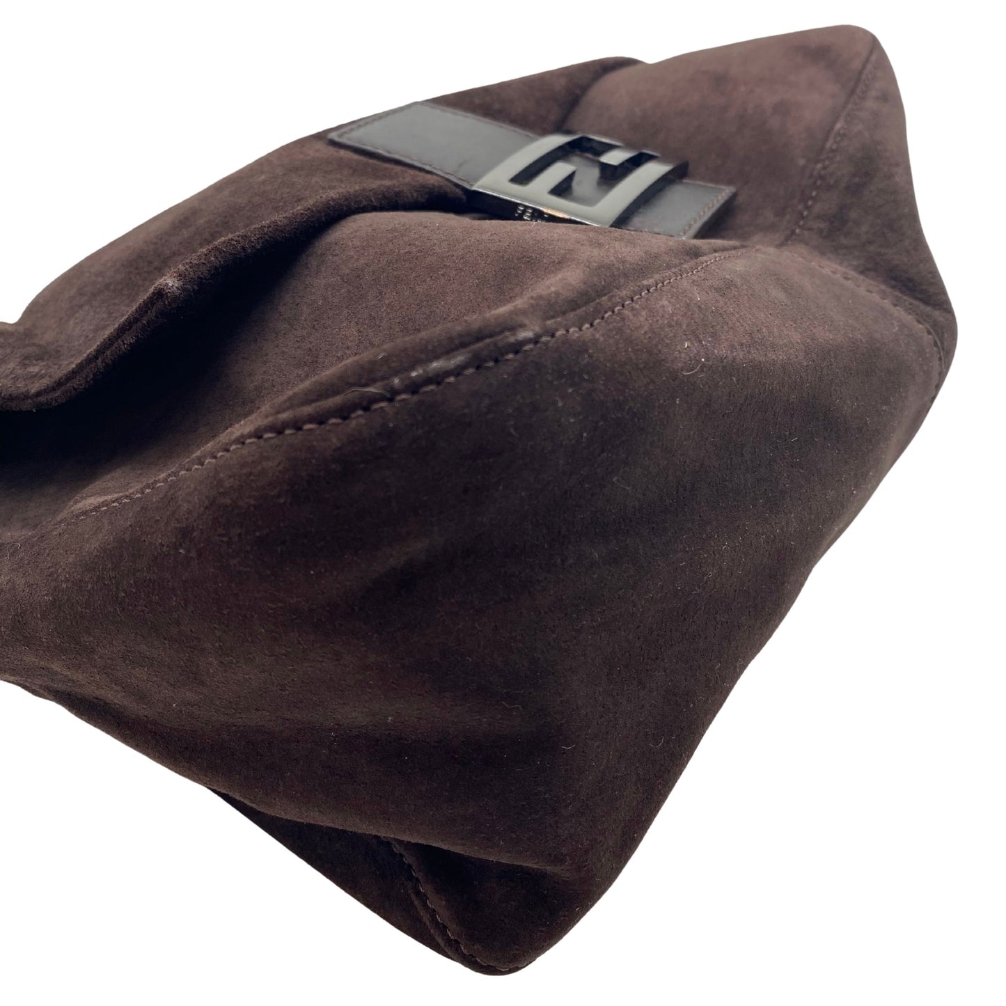 Fendi Mama Baguette Brown Suede