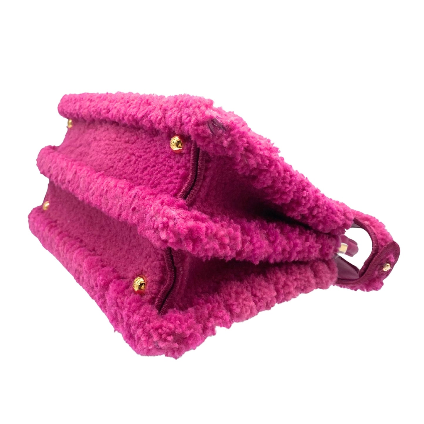 Fendi Pink Curly ISeeU Shearling Peekaboo