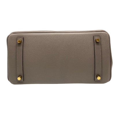 Birkin 30 Gris Asphalt Epsom Gold Hardware