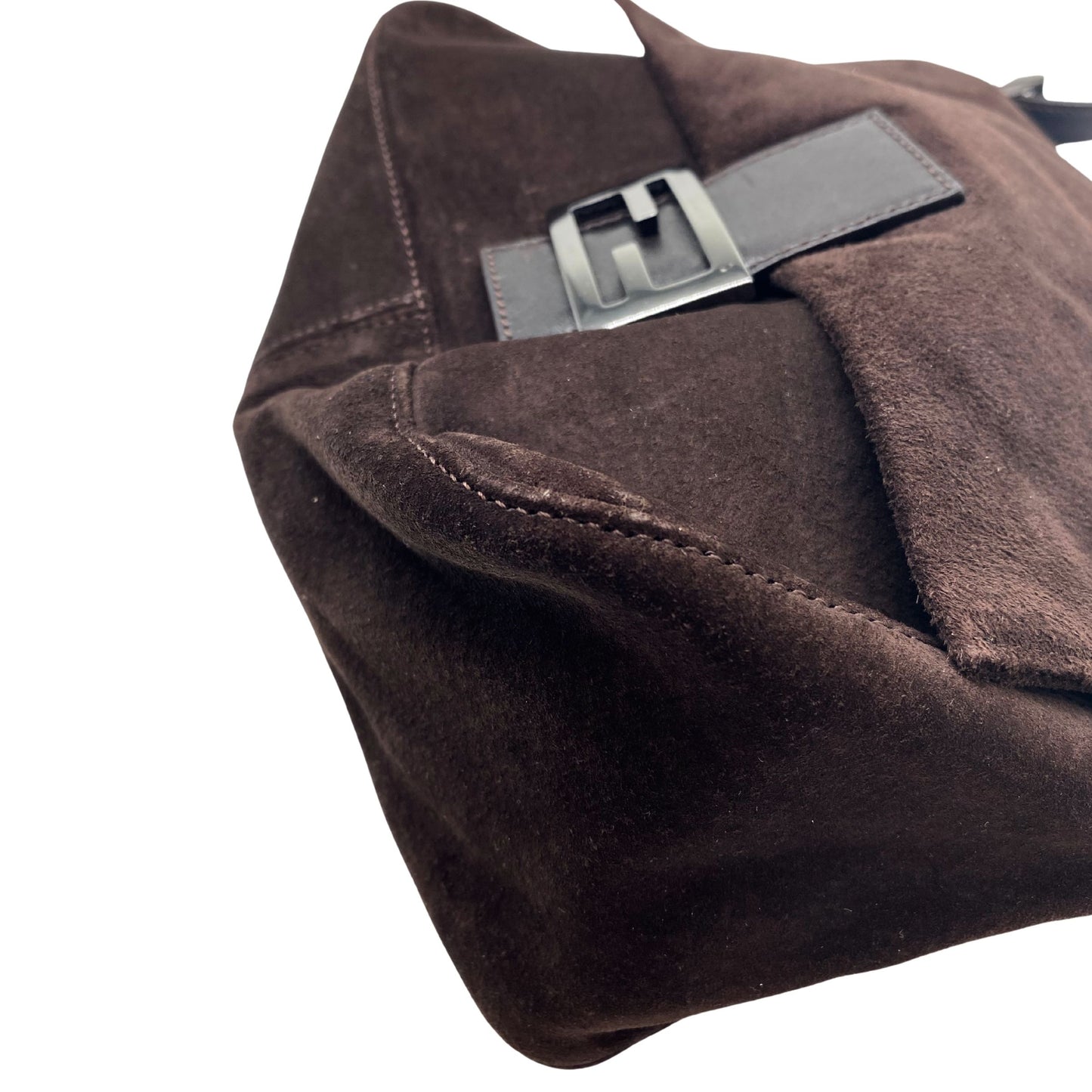 Fendi Mama Baguette Brown Suede