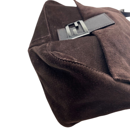 Fendi Mama Baguette Brown Suede