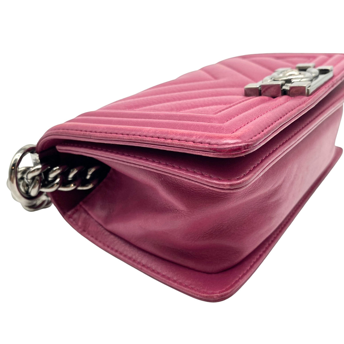 Chanel Boy Flap Bag Chevron Calfskin Small crossbody bag