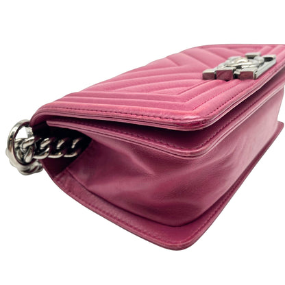 Chanel Boy Flap Bag Chevron Calfskin Small crossbody bag