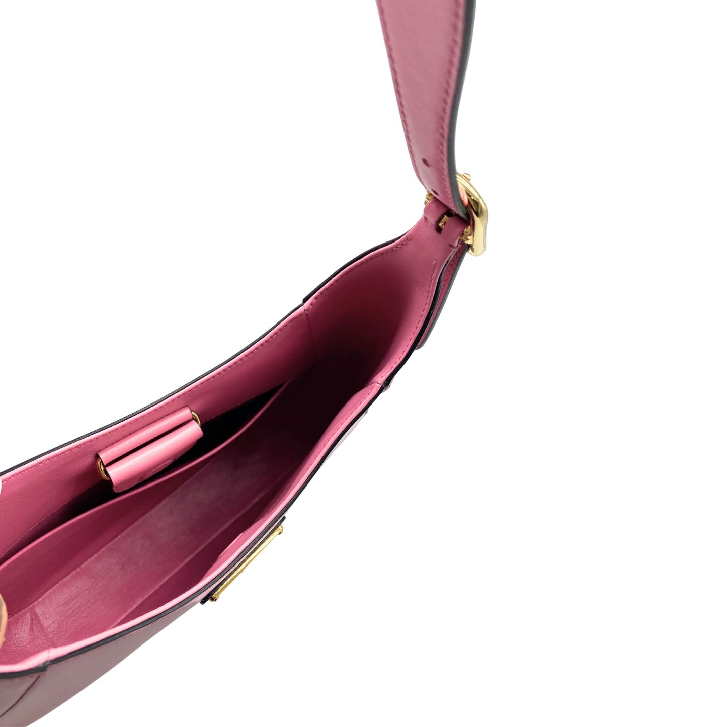Prada Pink Cleo Gold Hardware