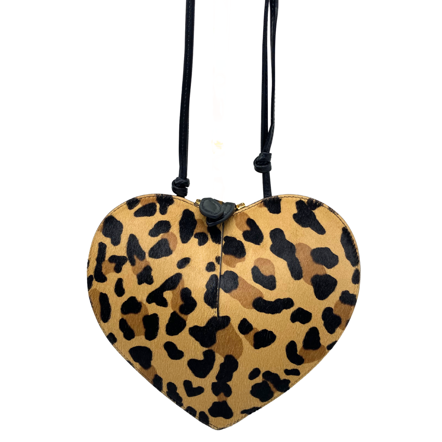 Alaia Heart Leopard Pony Hair Le Couer