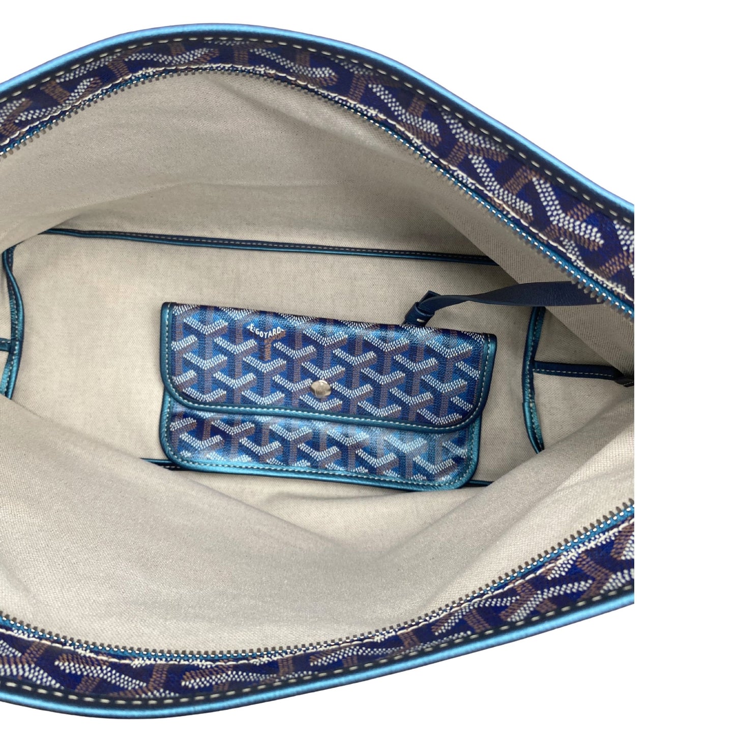 Goyard Boheme Blue Coated Canavs
