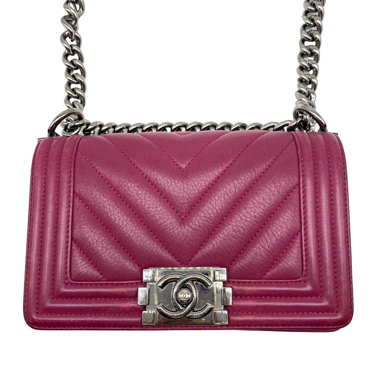 Chanel Boy Flap Bag Chevron Calfskin Small crossbody bag