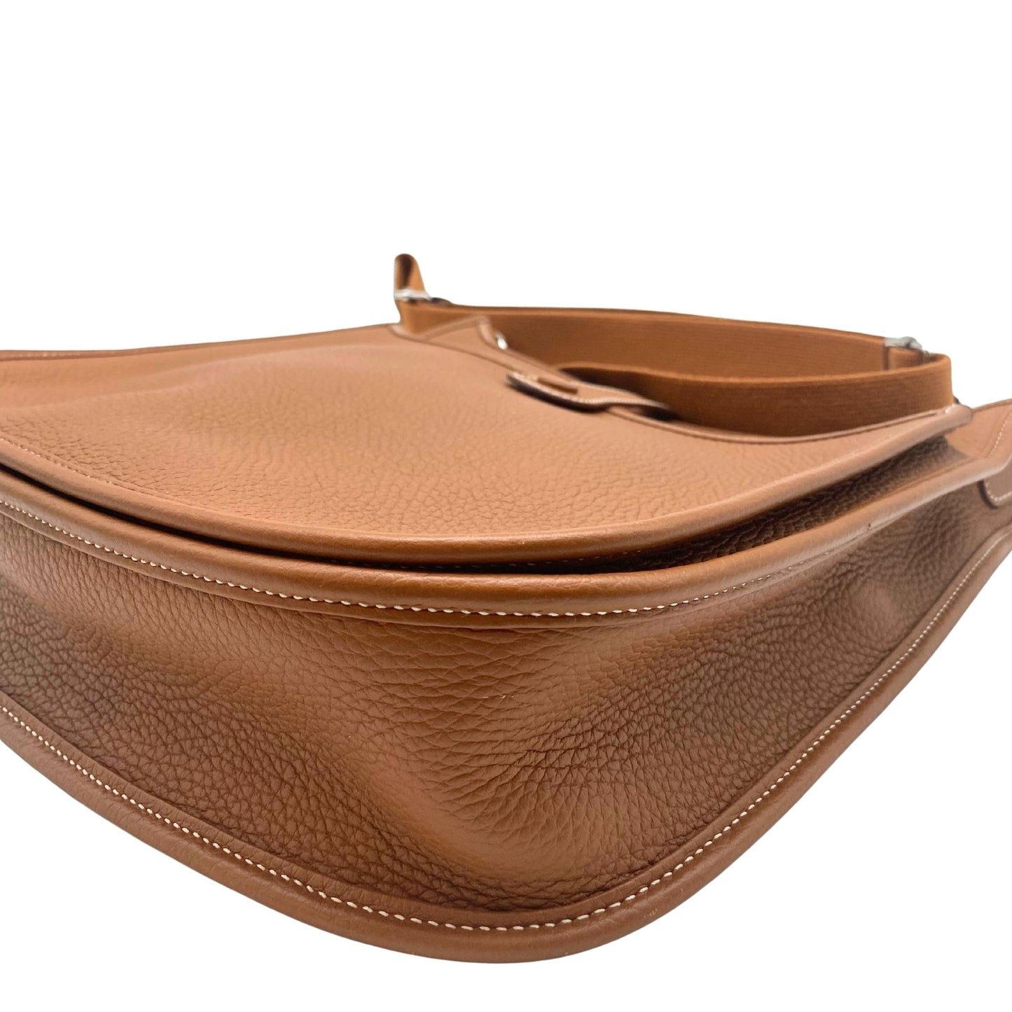 Hermes Evelyne 29 Gold, Gold Hardware Clemence Leather