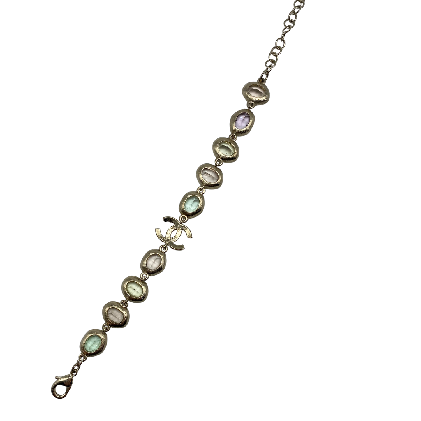 Chanel Faux Pearl and Strass Bracelet