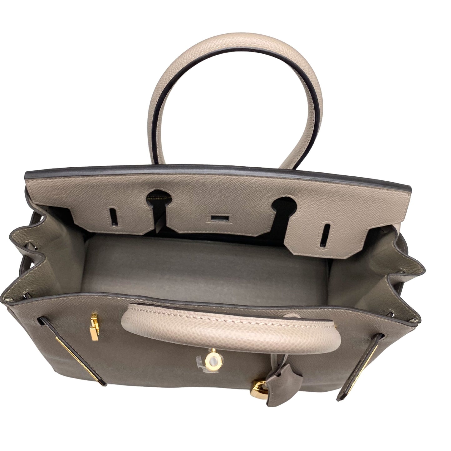 Birkin 30 Gris Asphalt Epsom Gold Hardware