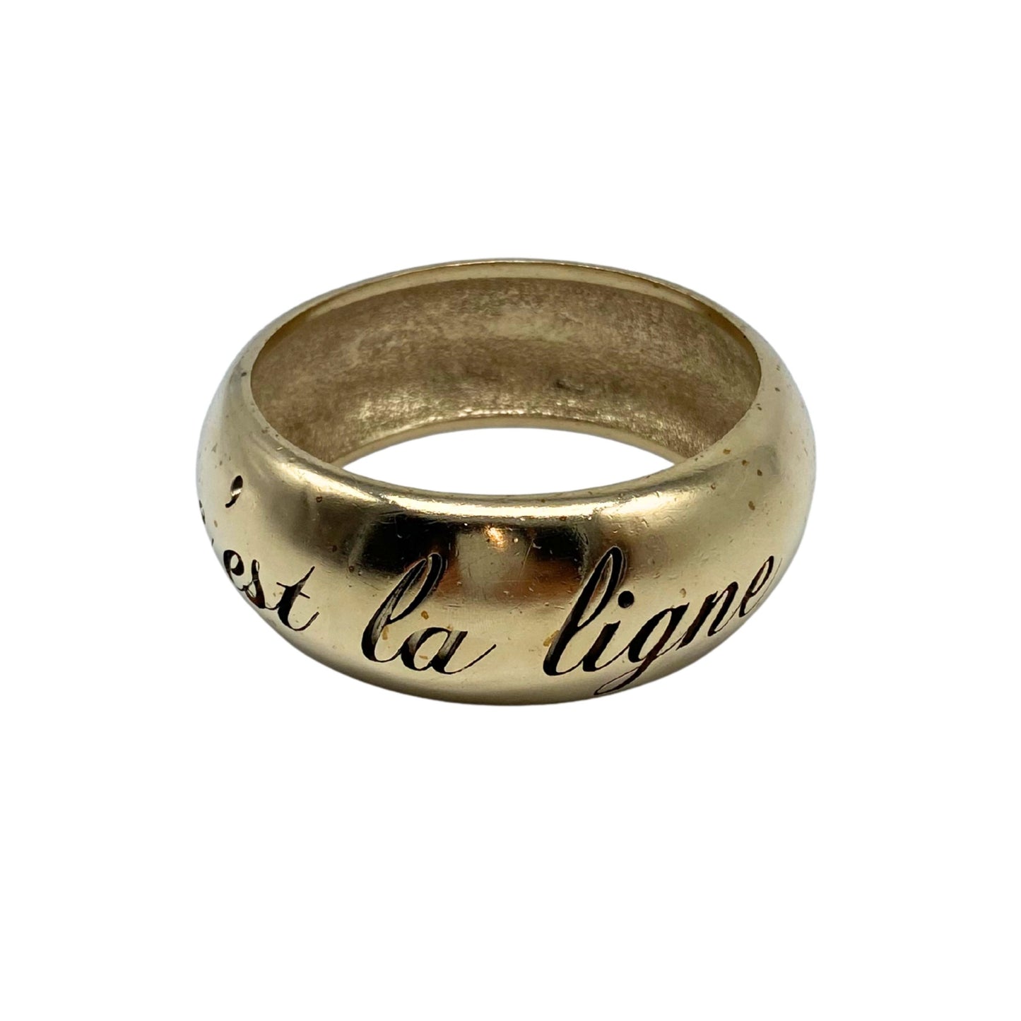 Chanel Metal Script L’elegance Bangle