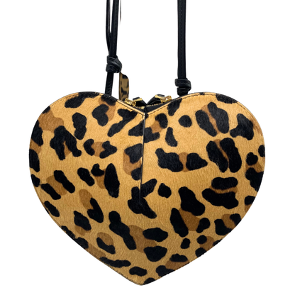 Alaia Heart Leopard Pony Hair Le Couer