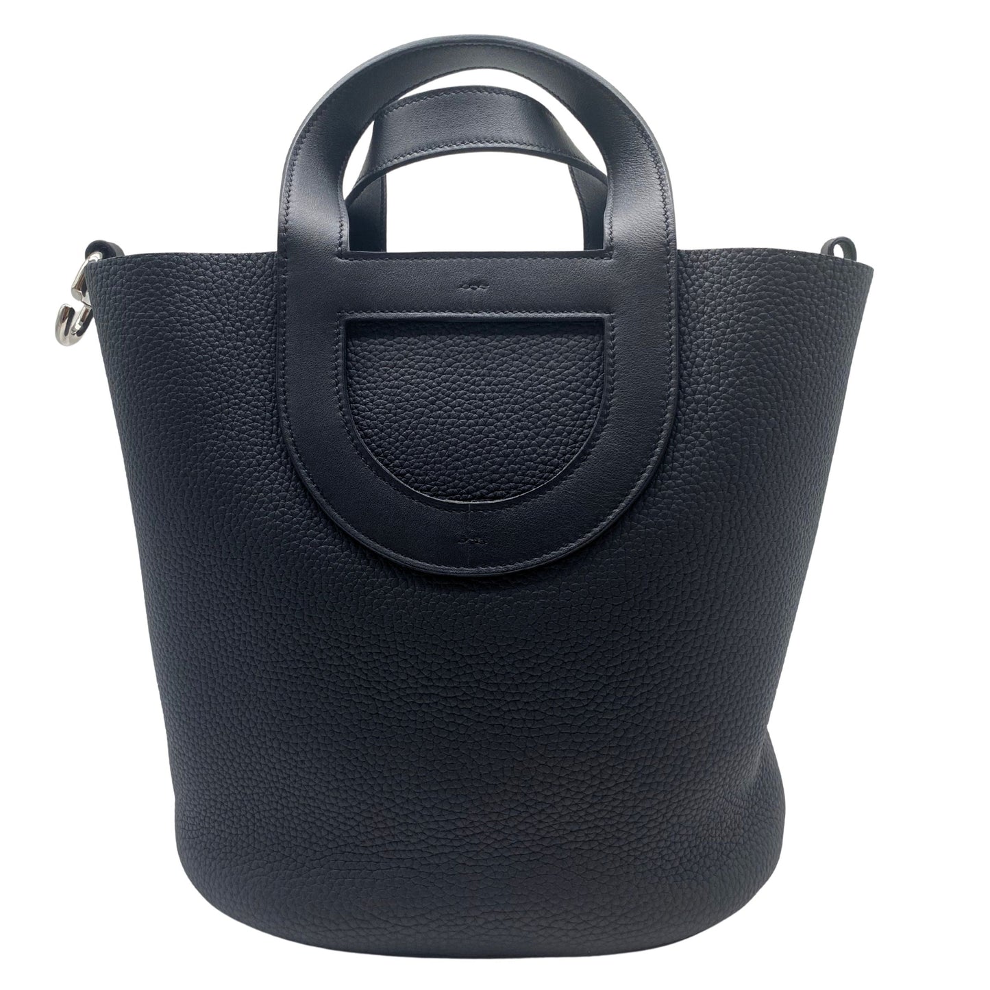 Hermes In The Loop 23 Noir, Palladium Hardware