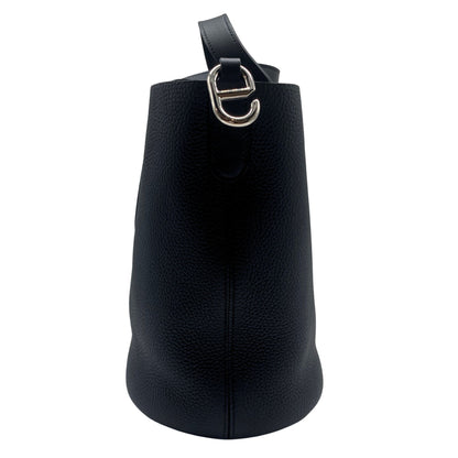 Hermes In The Loop 23 Noir, Palladium Hardware