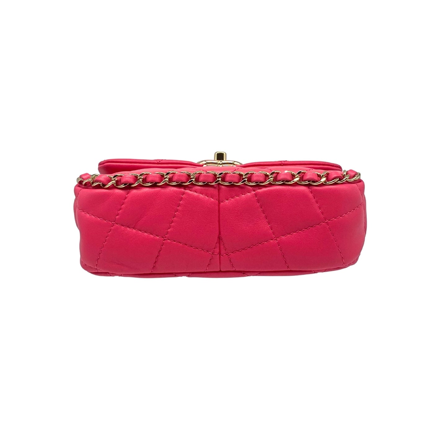 Chanel Mini Chain frame Fuschsia