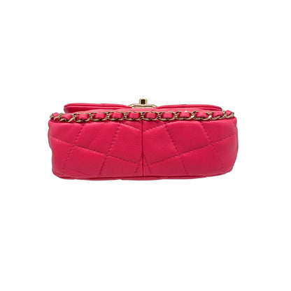 Chanel Mini Chain frame Fuschsia