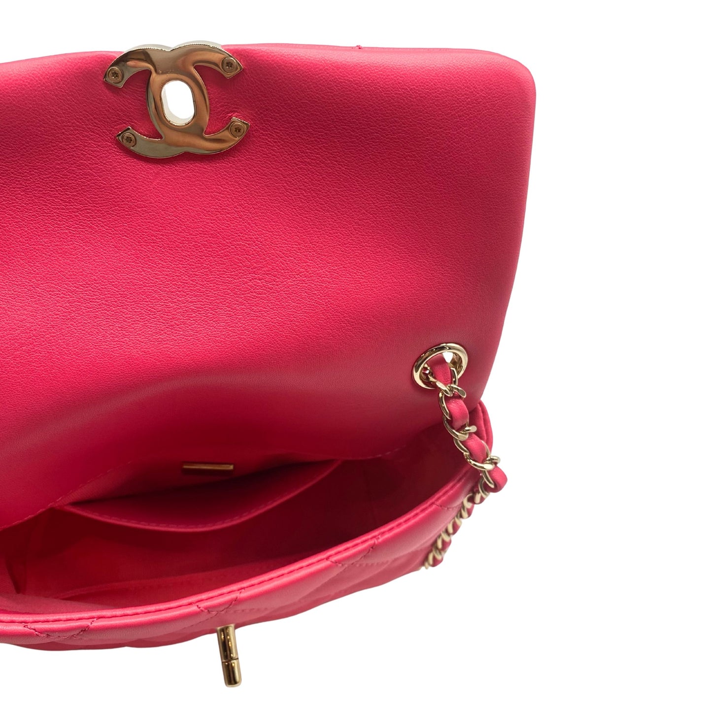 Chanel Mini Chain frame Fuschsia