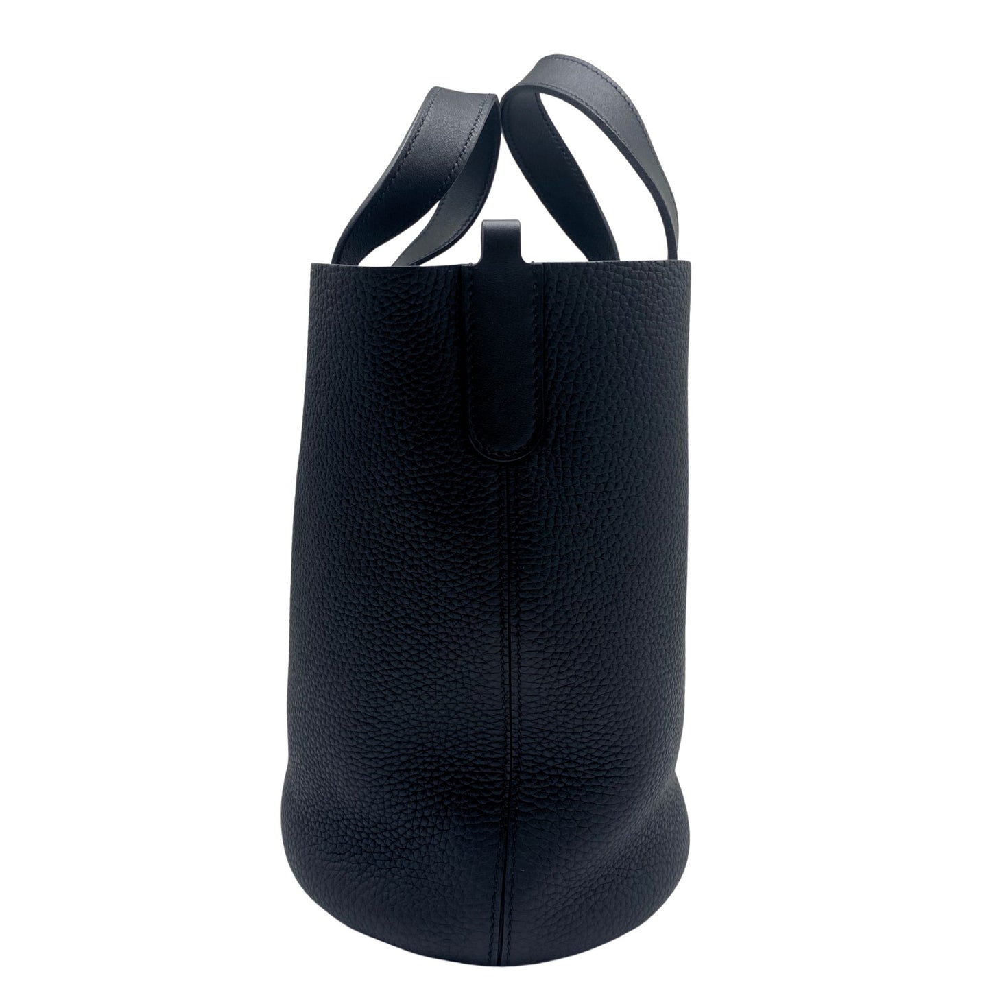 Hermes In The Loop 23 Noir, Palladium Hardware