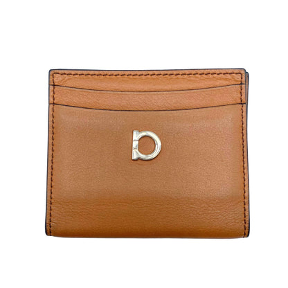 Ferragamo Camel Card Holder