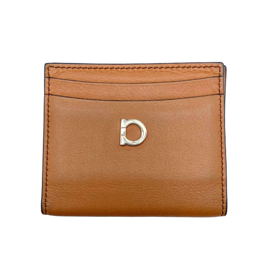 Ferragamo Camel Card Holder