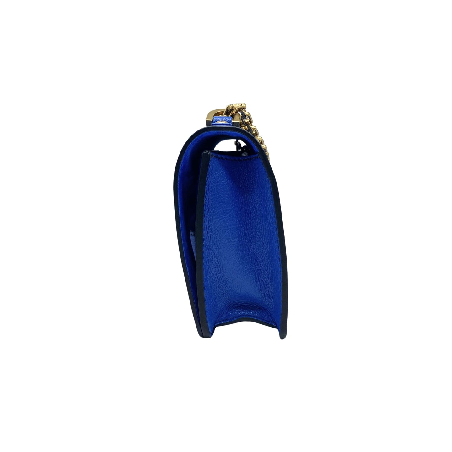 Dior J’adior Evolution Blue Flap with Gold Hardware